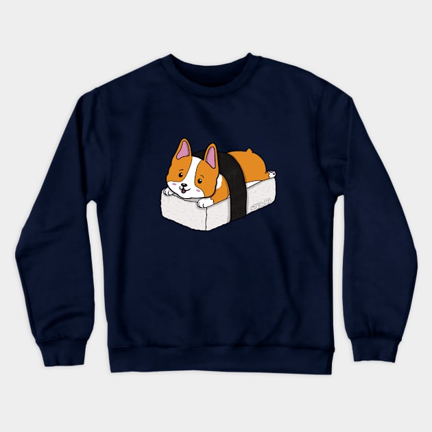 Nigiri Corgi Crewneck Sweatshirt by SPufferARTs